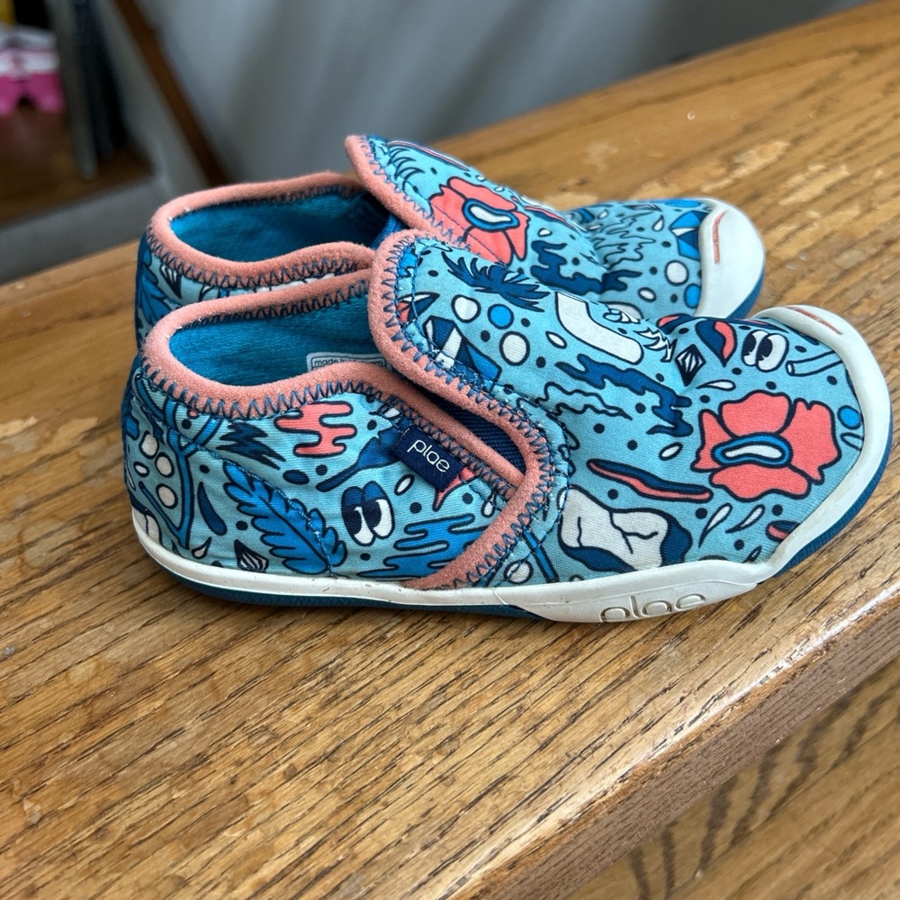 Plae Migi Nucleus Blue Chill kids sneakers shoes slip ons